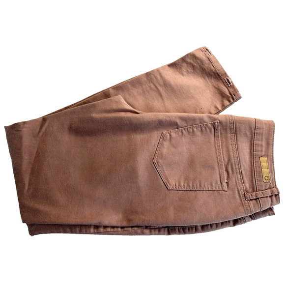 True Craft Jeans Mid Rise Skinny Women's Size 11 Rose Color Distressed - Picture 1 of 12